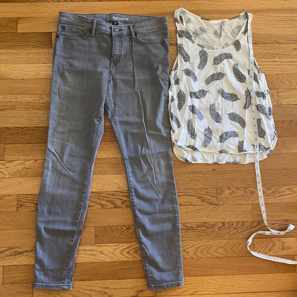 Grey combo, top and pants